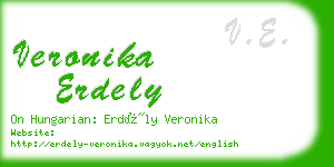 veronika erdely business card
